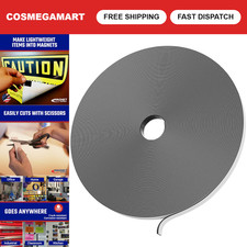 Heavy-Duty Flexible Magnetic Strip - Strong Adhesive, 0.06