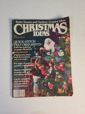 Vintage 1983 Better Homes & Gardens Christmas Ideas Crafts Magazine  picture