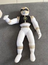 RARE Vintage 1994 White POWER RANGERS 43cm Stuffed Toy Plush  picture