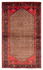 Traditional Vintage Hand-Knotted Area Rug 4'2