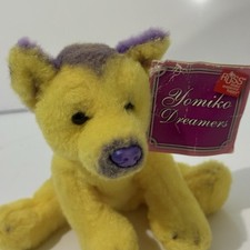 Russ Yomiko Dreamers Yellow & Purple German Shepherd Puppy Dog Plush Toy 5