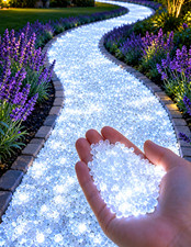 10000 Pcs Glow In The Dark Stones Colorful Luminous Decorative Pebbles picture