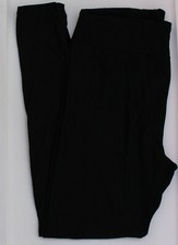 TC LuLaRoe Tall & Curvy Leggings Versatile Solid Black  NWT picture