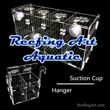 - Reefing Art- Acrylic Acclimation Breeder Box Quarantine Net Breeding Fish Tank picture