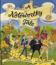 A NOTEWORTHY TALE, TEACHES MUSICAL SCALE IN A FUN WAY, HARDCOVER, DJ, 1997 picture