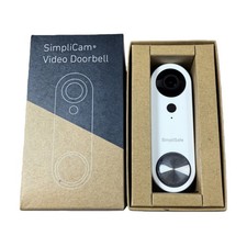 SimpliSafe Pro Video Wired Doorbell 1080p SSDB3 Camera Smart Home Security picture
