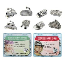 200pcs Orthodontic Buccal Tubes Roth 1st 2nd Molar Brackets tubos de ortodoncia picture