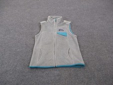 Patagonia Vest Jacket Womens S Gray Fleece Hiking Outdoors Fleece Camping 25445 picture
