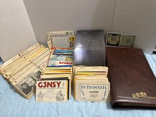 VINTAGE HAM RADIO QSL CALL CARD POSTCARD LOT of 569 Cards 1960's to Present Day picture