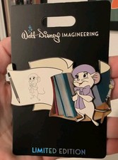 WDI Disney Off the Page The Rescuers Miss Bianca Mouse LE 300 MOG Pin picture