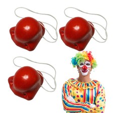 3/6/12pcs Clown Nose Rubber Costume Nose With Strap Halloween Party Decoration picture