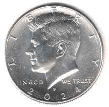 2024-P JFK Kennedy Half Dollar Choice BRILLIANT UNCIRCULATED -  picture