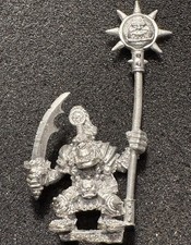Citadel Warhammer 5235/3 Orc Standard Bearer 1 Big Un Vintage Fantasy Metal picture