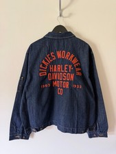 Dickies x Harley Davidson Denim Jacket - Size XXL - Rinsed Denim picture