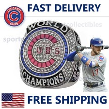 2016 Chicago Cubs World Series Ring - BRYANT #17 - Fan Gift - MLB Replica Ring picture