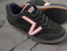 Vintage 2000’s Puffy Vans Shoe Black/pink - Big V Logo - Women’s 8.5 - Excellent picture