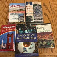 Lot 5 Books Walking San Francisco travel guide Stairway Walks  vintage South SF picture