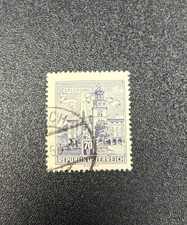 1962 Austria 70 Groschen Residenz Fountain Stamp picture