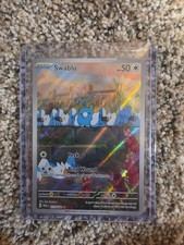 Pokemon Swablu 213/182 Illustration Rare Paradox Rift NM picture
