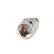 2pcs SMA-F adapter SMA Jack Female to F Type Plug Male straight RF Coaxial USA picture