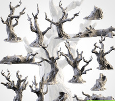 Dead Trees | Wargame Scatter Terrain | FDM printed picture