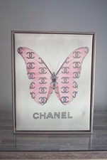Chanel Louis Vuitton Framed Canvas Print Sign Lot picture