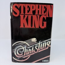 Christine by Stephen King (First Viking Edition, First Printing 1983) Rare picture