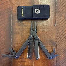 Leatherman Wave Plus + Multi-Tool With Sheath - BLACK OXIDE - Excellent picture