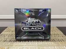 2026 Topps Chrome BLACK Baseball Hobby Box Factory Sealed In Hand Ships Now picture