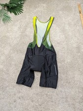 Baleaf Cycling Bib Shorts Mens Small Black Padded Mesh High Vis Reflective Road picture
