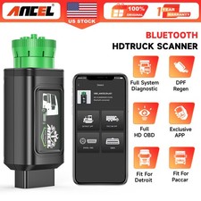 ANCEL HD110 Semi Truck Scanner Diagnostic Tool DPF Regen/Reset OBD2 Scan Tool picture