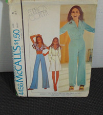 Vtg 1975 McCall's Sewing Pattern 4456 Sz 5 B31 Cut & Complete Jacket/Top/Skirt picture