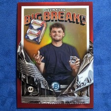 Gavin Klein 2026 Bowman Chrome Big Breaks Red Refractor 4/5 picture