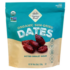 Sunny Fruit Organic Sun-Dried Pitted Deglet Nour Dates, 48 oz Bulk Bag picture