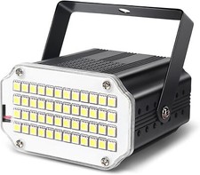 48PC White LED Strobe Light Sound Activated Variable Speed Party Lights picture