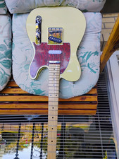 SELLING MY CUSTOM UPGRADED CREAM TELE BUILD UPGRADED PICKUPS PRO SET UP picture