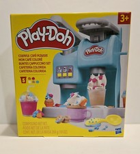 Play-Doh Kitchen Creations Colorful Cafe Kids Kitchen Play Set 5 Colors NEW picture