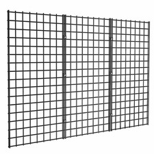 YESON 2' x 4' Black Gridwall Panels, 3-Pack Heavy-Duty x 4'-3pack, picture