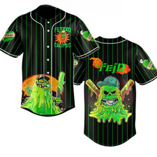 Feid Ferxxo Slimer Monster Baseball Jersey Unisex All Size S To 5XL TS468 picture