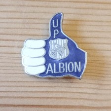 Vintage  70's/80's Thumbs Up West Bromwich Albion  Enamel Badge  picture