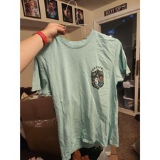Sullen Art Collective Shark Teal Medium T-Shirt CR2 picture