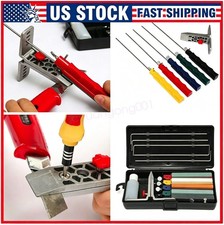 For Lansky Deluxe Tool Knife Sharpener Deluxe 5-Whetstones Set Sharpening System picture