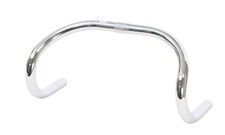 Nitto B123 Chromoly Track Handlebar Silver NJS 25.4mm Clamp x 38cm Width NOS NEW picture