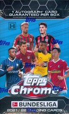 2021-22 Topps Chrome Bundesliga Soccer Factory Sealed Hobby Box picture