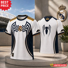 SALE ITEM  Real Madrid Spider Man Inspired Special Edition 3D Shirt S-5XL Fan picture