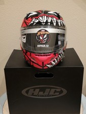 HJC RPHA 12 Marvel Maximized Venom/Spiderman Motorcycle Helmet Size XXL *HTF picture