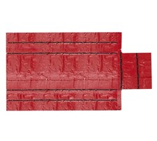 16'x27' Red Flatbed Truck 15 Oz Superlight Steel Tarp w/4' Drop for Trailers picture