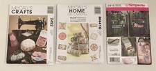 New Lot Of 3 McCall’s Craft~Decorating~Accessories Patterns picture