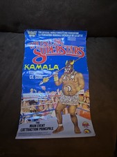 RARE WWF LJN 87 Giant KAMALA Wrestling Superstars Figure POSTER  Vintage 1987 picture