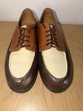 J.M. Weston Men's Leather Lace Up Boat Shoe Flat Shoes US 6 E picture